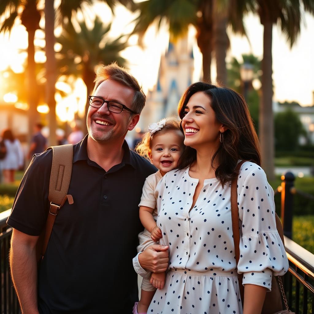 Family exploring local attractions